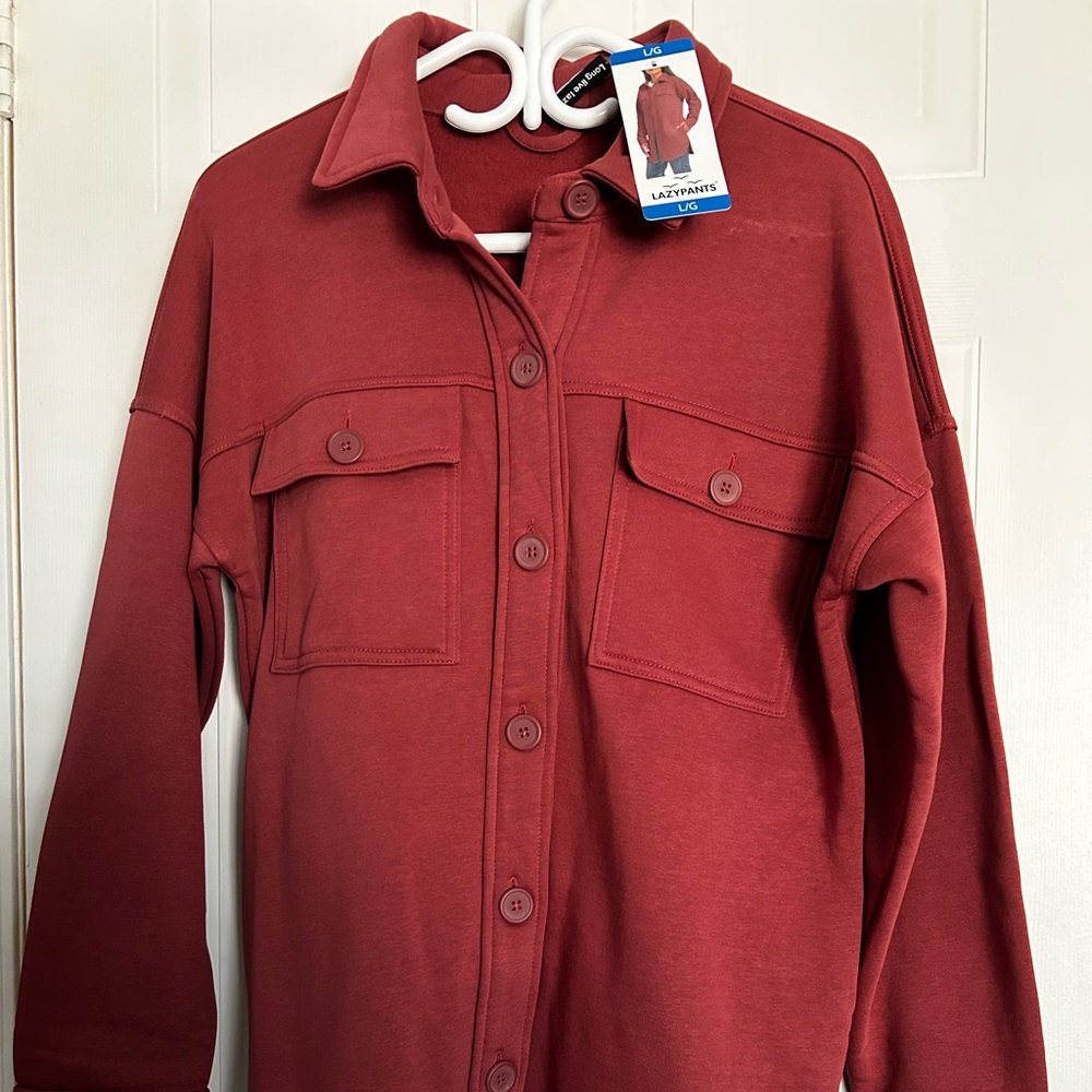 Rose Button-Up Jacket/shacket